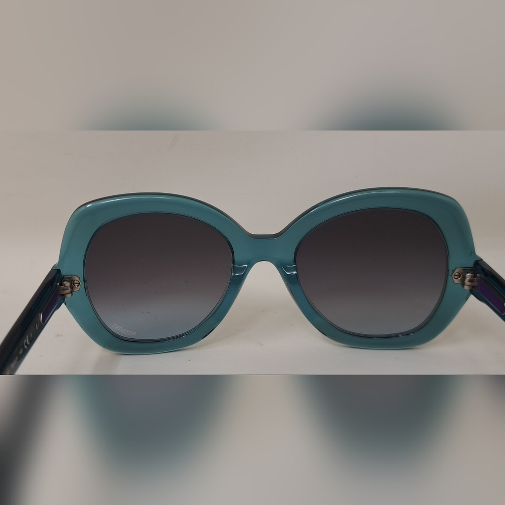 Missoni Women's Sunglasses Dark Green Transparent Butterfly MIS 0048/S 52-21-145 - Picture 2 of 15